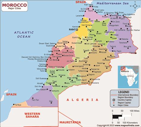 map of morocco with major cities|Map of Morocco cities: major cities and capital of Morocco .